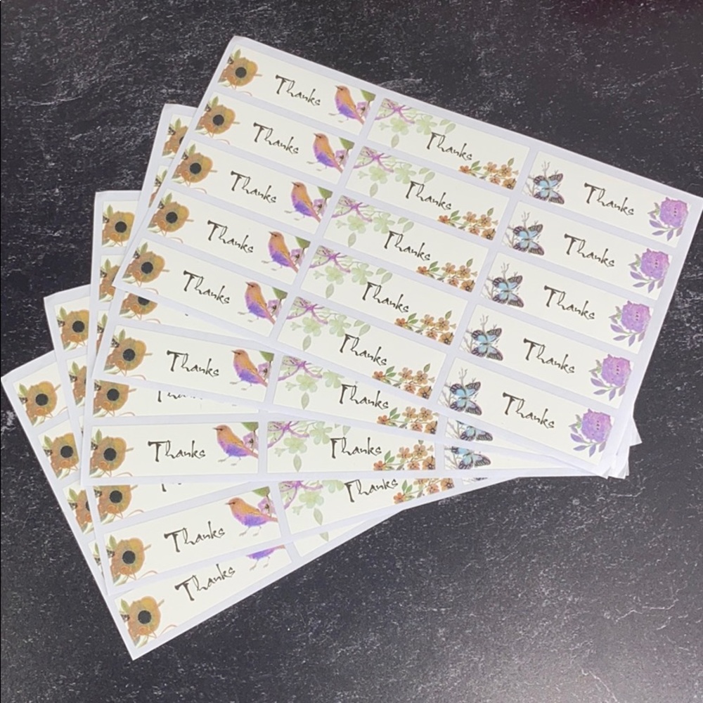 75 Thanks Stickers PRICE IS FIRM - Picture 8 of 8